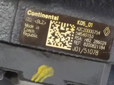 Peça sobressalente para automóvel em segunda mão bomba alta por renault kangoo acristalada referências oem iam 8200821184  a2c20000754