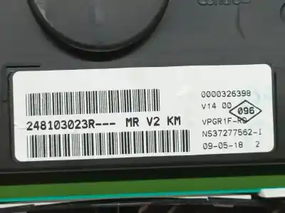 Peça sobressalente para automóvel em segunda mão quadrante por dacia sandero comfort referências oem iam 248103023r  ns37277562i