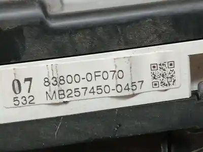 Second-hand car spare part dashboard for toyota verso active oem iam references 838000f070  mb2574500457