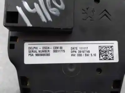 Second-hand car spare part multifunction switch for peugeot 508 allure oem iam references 9665668380  