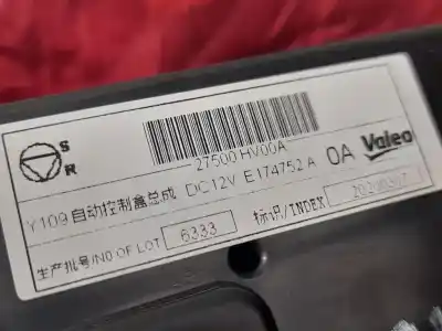 Peça sobressalente para automóvel em segunda mão comando de sofagem (chauffage / ar condicionado) por nissan qashqai (j11) acenta referências oem iam 27500hv00a  e174752a