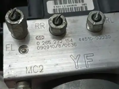 Peça sobressalente para automóvel em segunda mão abs por toyota auris active referências oem iam 265232154  