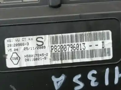 Second-hand car spare part dashboard for renault kangoo profesional oem iam references 8200796013d  281180219