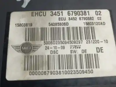Pezzo di ricambio per auto di seconda mano abs per mini mini (r56) cooper d riferimenti oem iam 34519790381  54085306d