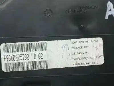 Peça sobressalente para automóvel em segunda mão quadrante por citroen c2 collection referências oem iam 9660225780  ns66043036