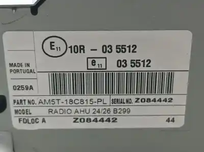 Second-hand car spare part electronic module for ford fiesta (ccn) trend oem iam references am5t18c815pl  ahu2426b299