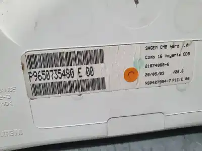 Peça sobressalente para automóvel em segunda mão quadrante por citroen c3 1.4 hdi exclusive referências oem iam 9650735480  216740686