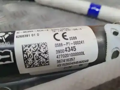 Piesă de schimb auto la mâna a doua airbag perdea fațã stânga pentru opel corsa e color edition ecoflex referințe oem iam 39004345  367416257
