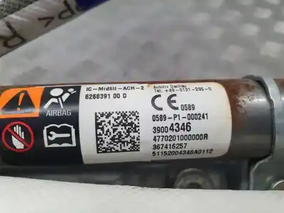 Peça sobressalente para automóvel em segunda mão airbag de cortina dianteiro direito por opel corsa e color edition ecoflex referências oem iam 39004346  367416257