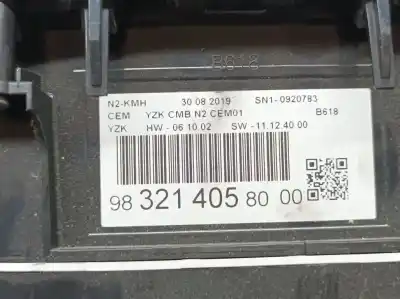 Peça sobressalente para automóvel em segunda mão quadrante por citroen c3 live referências oem iam 9832140580  