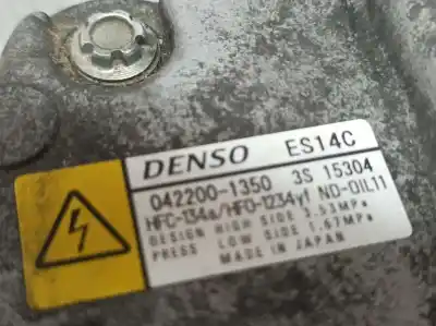 Автозапчасти б/у компрессор кондиционера воздуха за toyota yaris hsd active ссылки oem iam 0422001350  