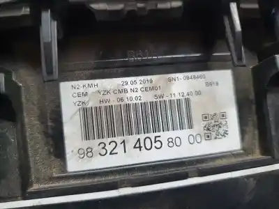 Peça sobressalente para automóvel em segunda mão quadrante por citroen c3 live referências oem iam 9832140580  