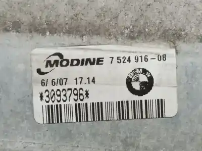 Pezzo di ricambio per auto di seconda mano intercooler per bmw serie 1 berlina (e81/e87) 118d riferimenti oem iam 752491608  3093793