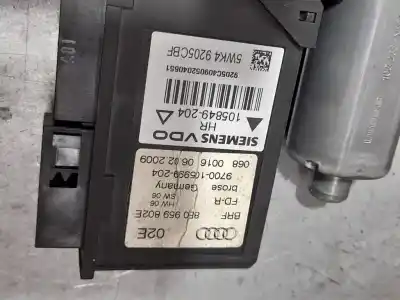 Second-hand car spare part rear right window regulator for seat exeo berlina (3r2) reference oem iam references 8e0959802e  