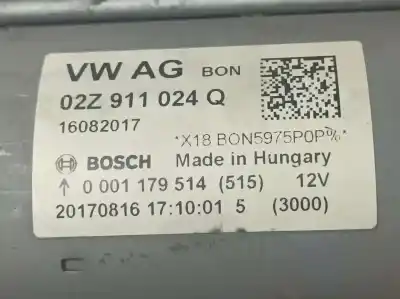 Peça sobressalente para automóvel em segunda mão motor de arranque por seat ateca (kh7) style referências oem iam 02z911024q  0001179514