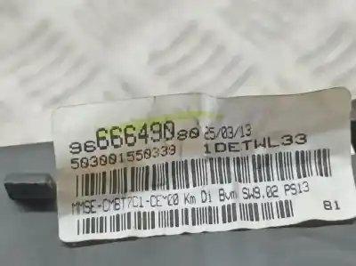 Peça sobressalente para automóvel em segunda mão quadrante por peugeot 308 active referências oem iam 9666649080  503001550339