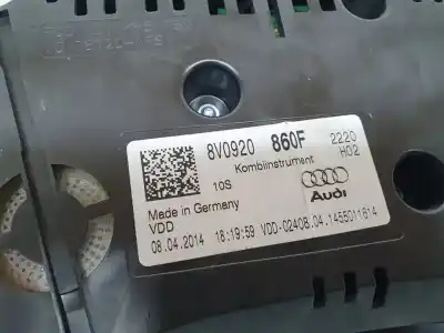Peça sobressalente para automóvel em segunda mão quadrante por audi a3 sportback (8va) attraction referências oem iam 8v0920860f  
