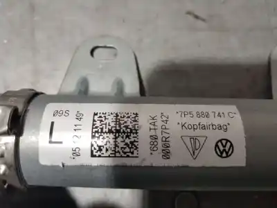 Автозапчастина б/у передня ліва подушка безпеки для porsche cayenne (typ 92aa) diesel platinum edition посилання на oem iam 7p5880741c  