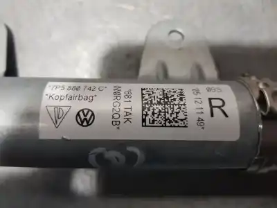 Автозапчастина б/у передня права подушка безпеки для porsche cayenne (typ 92aa) diesel platinum edition посилання на oem iam 7p5880742c  