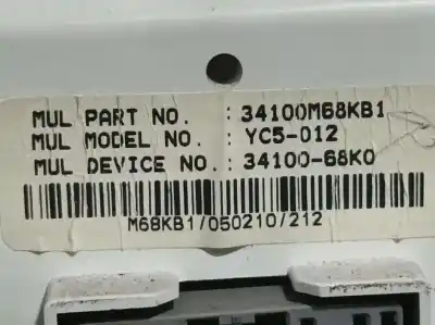 Peça sobressalente para automóvel em segunda mão quadrante por suzuki alto amf 310 glx referências oem iam 34100m68kb1  3410068k0