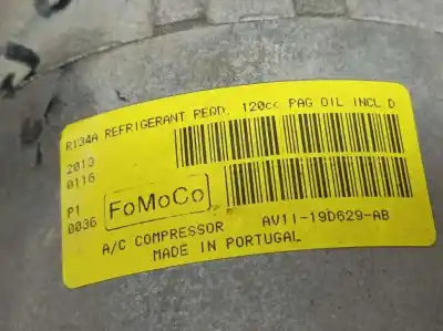 Second-hand car spare part air conditioning compressor for ford fiesta (ccn) trend oem iam references av1119d629ab  