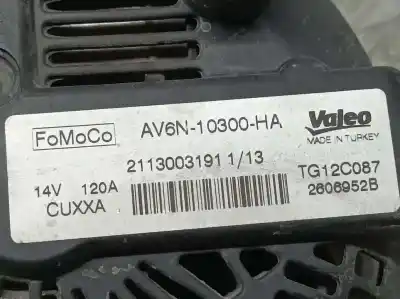 Автозапчастина б/у генератор для ford fiesta (ccn) trend посилання на oem iam av6n10300ha  2606952b