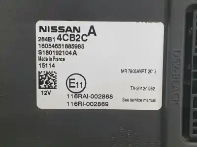 Peça sobressalente para automóvel em segunda mão centralina do motor por nissan qashqai (j11) n-tec referências oem iam 284b14cb2c  