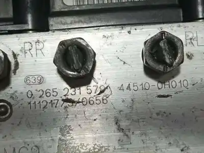 Peça sobressalente para automóvel em segunda mão abs por citroen c1 x referências oem iam 445100h010  0265231579