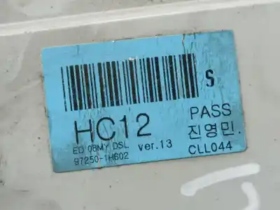 Peça sobressalente para automóvel em segunda mão comando de sofagem (chauffage / ar condicionado) por kia cee´d active referências oem iam 972501h302  