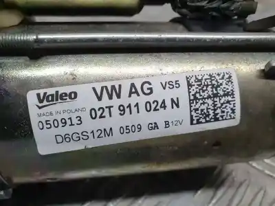 Peça sobressalente para automóvel em segunda mão motor de arranque por volkswagen polo (6r1) advance referências oem iam 02t911024n  d6gs12m