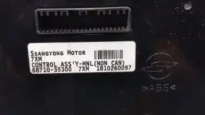 Peça sobressalente para automóvel em segunda mão comando de sofagem (chauffage / ar condicionado)  por ssangyong xlv crystal 4x2 referências oem iam 6871035300  