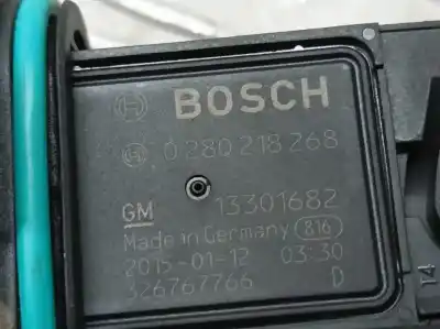 Second-hand car spare part flowmeter for opel astra j lim. selective oem iam references 13301682  0280218268