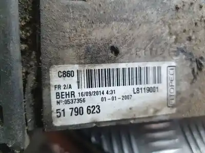 Peça sobressalente para automóvel em segunda mão intercooler por citroen nemo nivel b referências oem iam 51790623  l8119001
