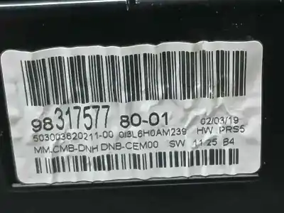 Автозапчастина б/у панель інструментів для peugeot 508 gt line посилання на oem iam 9831757780  503003620211 Автозапчастина б/у панель інструментів для peugeot 508 gt line посилання на oem iam 9831757780  503003620211