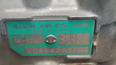 Автозапчастина б/у коробка передач для ssangyong tivoli 1.5 посилання на oem iam 3610035700 tf72sg 201150253a8 automatica