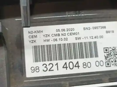 Peça sobressalente para automóvel em segunda mão quadrante por citroen c3 live referências oem iam 982314048000  