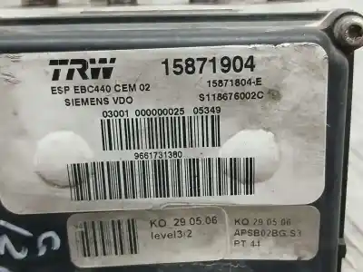 Pezzo di ricambio per auto di seconda mano abs per citroen c6 exclusive riferimenti oem iam 9661731380  s118676002c