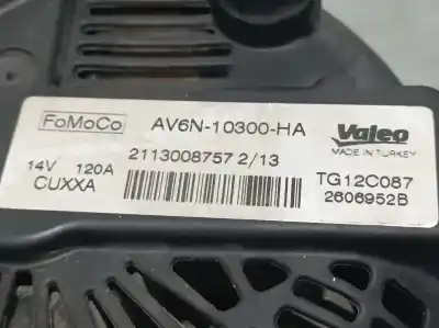 Автозапчастина б/у генератор для ford fiesta (ccn) trend посилання на oem iam av6n10300ha  2606952b Автозапчастина б/у генератор для ford fiesta (ccn) trend посилання на oem iam av6n10300ha  2606952b