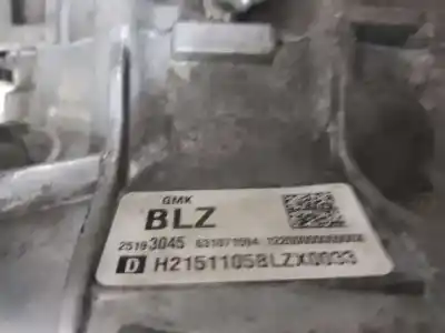 Pezzo di ricambio per auto di seconda mano riduttore per opel karl edition riferimenti oem iam 25193045 5 velocidades 631071664
