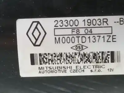 Pezzo di ricambio per auto di seconda mano motorino di avviamento per dacia duster ii prestige riferimenti oem iam 233001903r  m000td1371ze