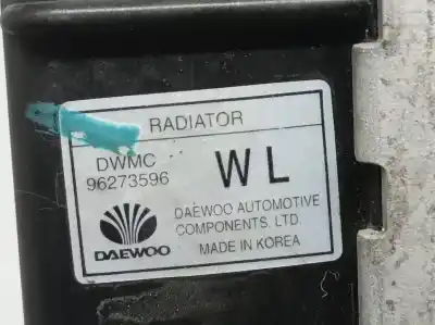 Second-hand car spare part water radiator for daewoo compact 1.6 g oem iam references 96273596  