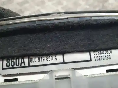 Pezzo di ricambio per auto di seconda mano pannello degli strumenti per audi a3 (8l) 1.8 ambiente riferimenti oem iam 8l0919860a  008auz8z0