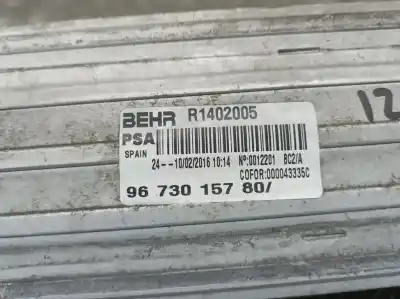 Peça sobressalente para automóvel em segunda mão intercooler por peugeot 5008 active referências oem iam 9673015780  r1402005