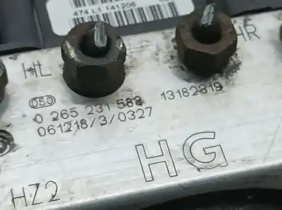 Peça sobressalente para automóvel em segunda mão abs por opel meriva enjoy referências oem iam 13182819  0265231583