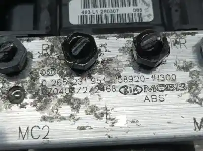 Pezzo di ricambio per auto di seconda mano abs per kia cee´d concept riferimenti oem iam 589201h300  0265231951