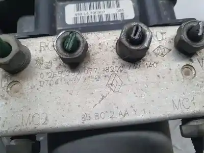 Second-hand car spare part abs for renault clio iii rip curl oem iam references 8200747140  0265232077