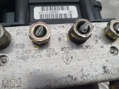Second-hand car spare part abs for renault modus confort dynamique oem iam references 8200129951  0265231359