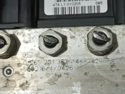 Peça sobressalente para automóvel em segunda mão abs por fiat panda (169) 1.2 8v dynamic referências oem iam 46828246  0265231367