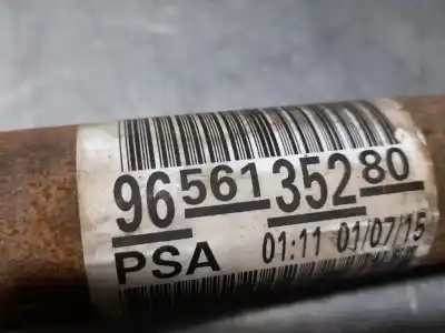 Second-hand car spare part front left transmission for citroen c3 attraction oem iam references 9656135280  