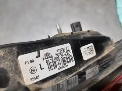 Second-hand car spare part left tailgate light for renault clio v business oem iam references 265551147r  